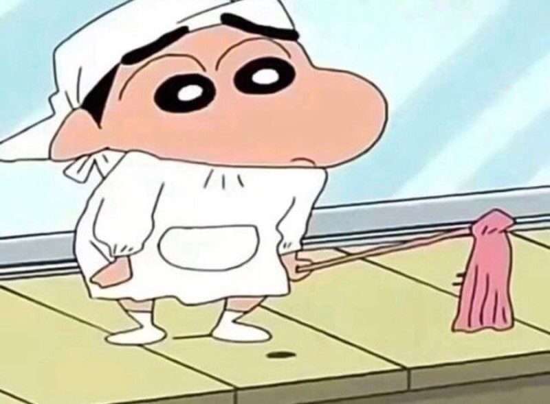 짱구 청소짤